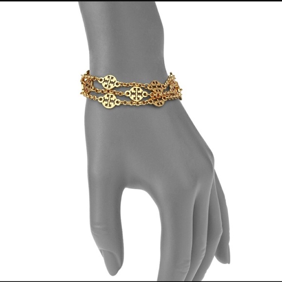 🔥HOT ITEM🔥Tory Burch Bracelet Golden Brand NEW - Picture 5 of 5